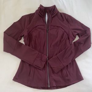 Lululemon, Full Zip, Maroon, Size 8, worn once